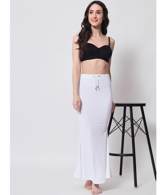 SELETA - White Saree Shapewear Cotton Womens Shaping  Bottoms ( Pack of 1 ) - None