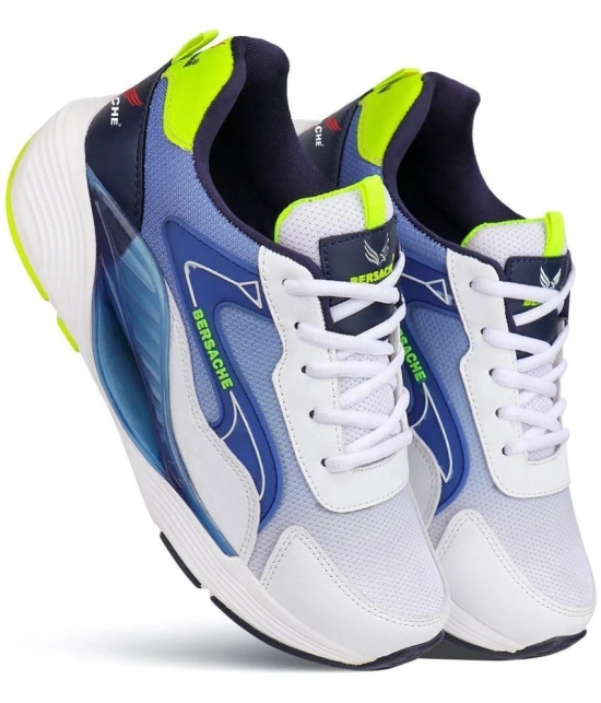 Bersache Sports Shoes Blue Mens Sports Running Shoes - None