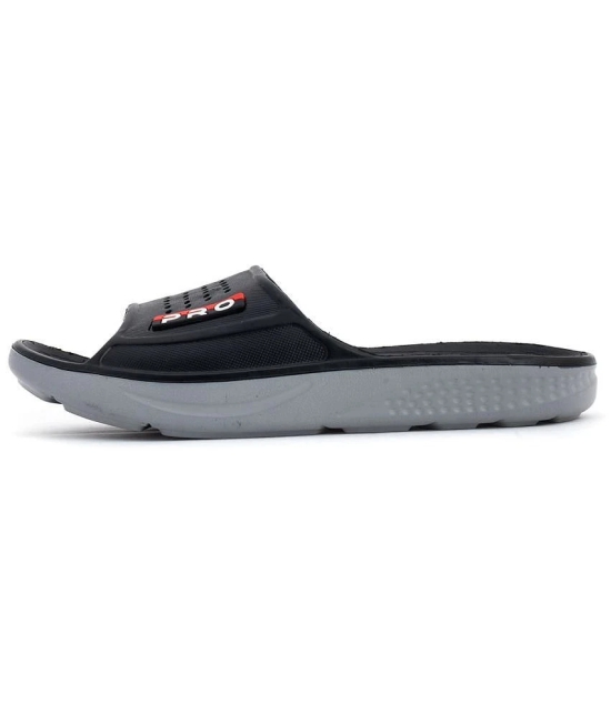 KHADIM - Black Rubber Slide Flip flop - None