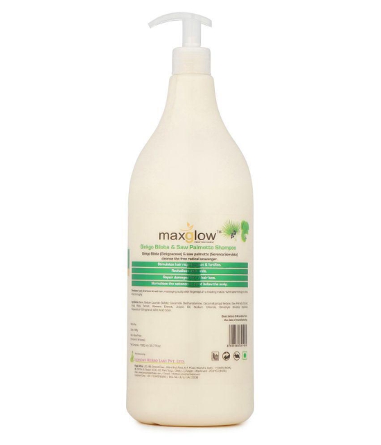 MaxGlow GINKGO BILOBA & SAW PALMETTO SHAMPOO Shampoo 1500 ml