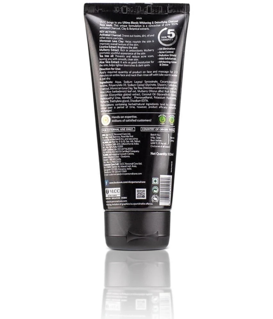 VLCC Ultimo Blends Charcoal Face Wash for Whitening & Detoxifying, 100 ml