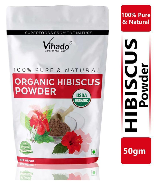 Vihado Organic Pure Hibiscus Powder Hair Scalp Treatment 50 g