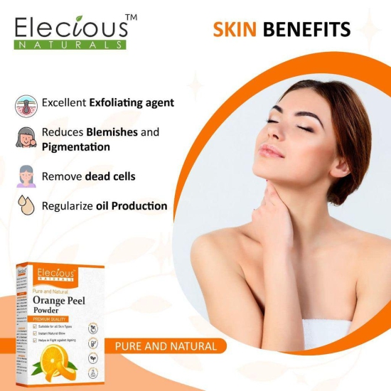 Elecious Orange Peel Powder (200 Grams)