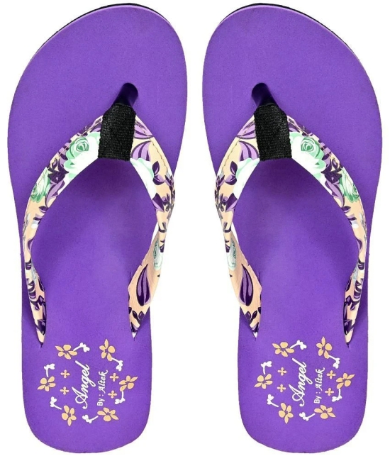 Altek Purple Womens Flip Flop - None