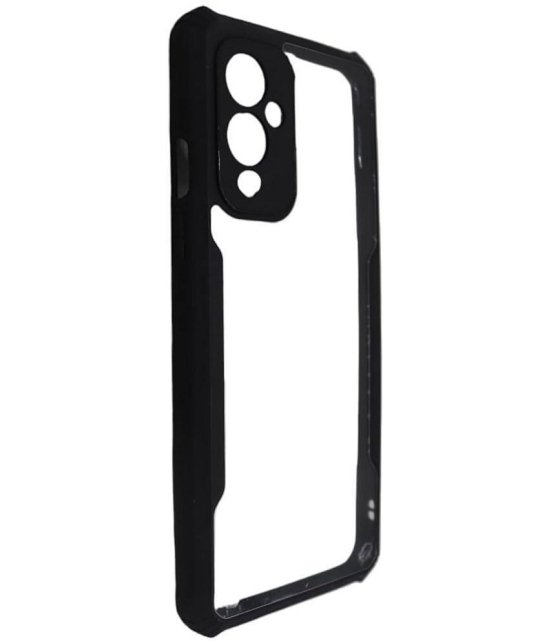 NBOX Bumper Cases Compatible For TPU Glossy Cases Oneplus 9 ( Pack of 1 ) - Transparent