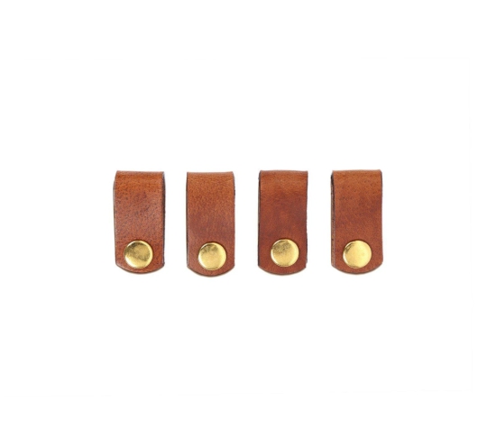 WIRE CLIP SET OF 4-TAN