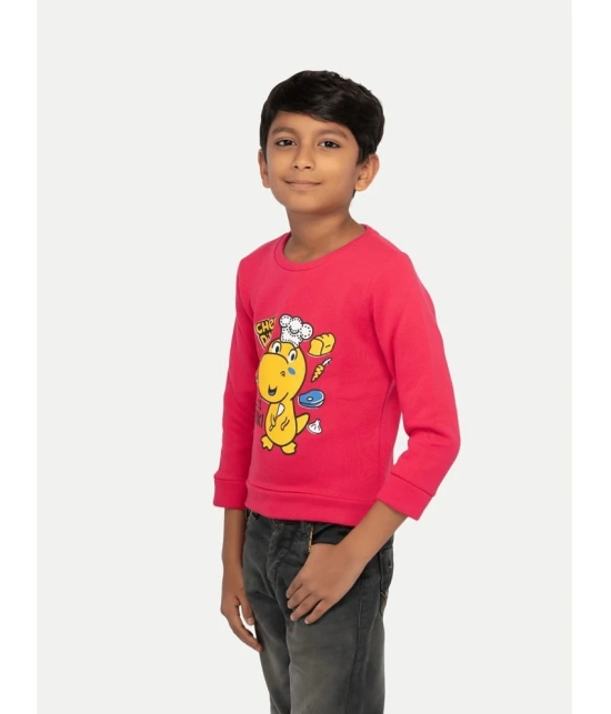 Radprix Pink Cotton Blend Boys Sweatshirt ( Pack of 1 ) - None