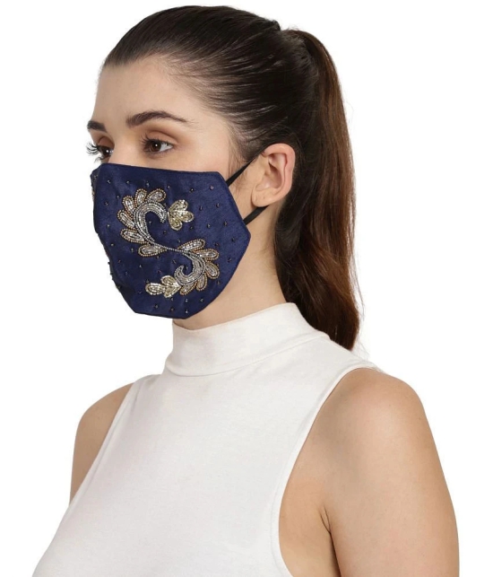 Anekaant - Navy Blue 3 Ply Mask ( Pack of 1 )