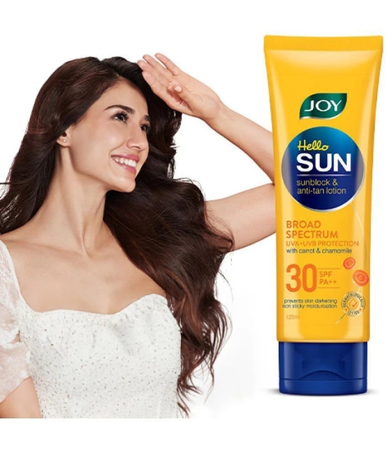 Joy Broad Spectrum SPF 30 Sunscreen - Lightweight & Zero White Cast 120ml (Pack of 1)