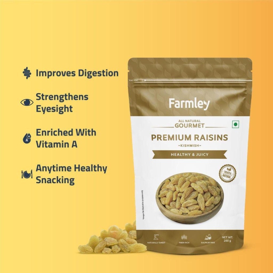 Farmley Premium Mixed Dry Fruits Combo Pack, 700 gram (Almond 250g, Cashew 250g & Raisin 200g) | Mixed Dry Fruits Nuts