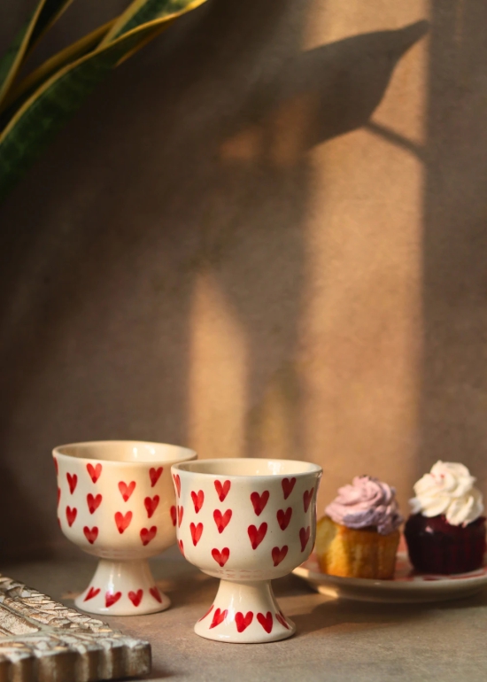 All Heart Ice Cream Goblet-Set of two