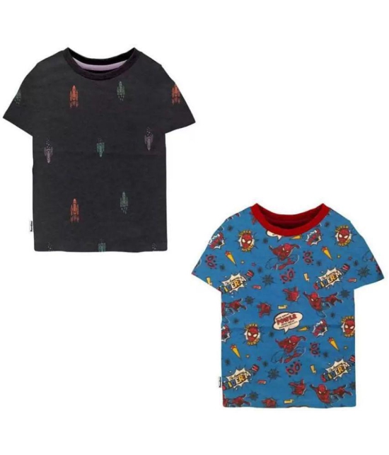 NammaBaby - Multicolor Cotton Boy's T-Shirt ( Pack of 2 ) - None