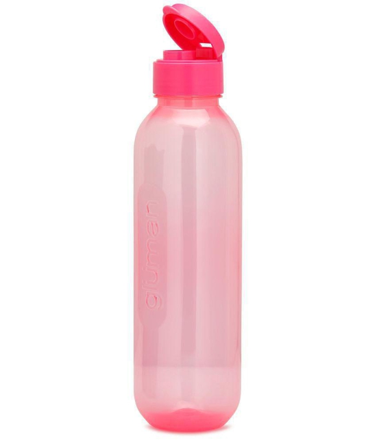 HOMETALES - Claro Spout 1100 Pink Fridge Water Bottle 1100 mL ( Set of 1 ) - Pink