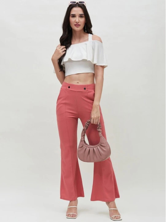 Women Smart Skinny Fit Bootcut Trousers