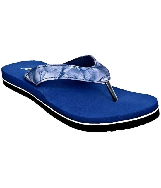 Altek - Navy Blue Womens Thong Flip Flop - None