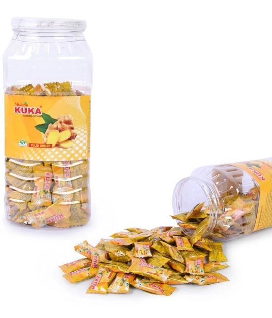 Multani Kuka Cough Lozenges | Throat Soothing Remedy | 150 Flavored Lozenges | Tulsi-Ginger 2 Pack