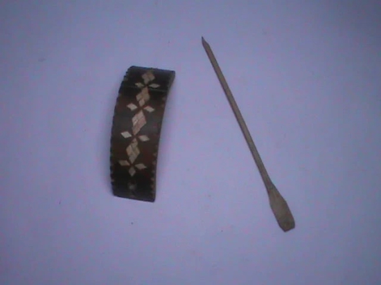  Carved Bone Hair Stick