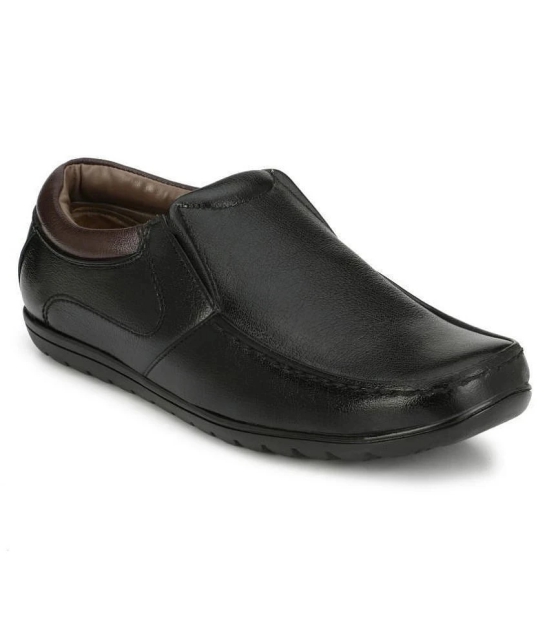 Sir Corbett - Black Mens Slip On Formal Shoes - None