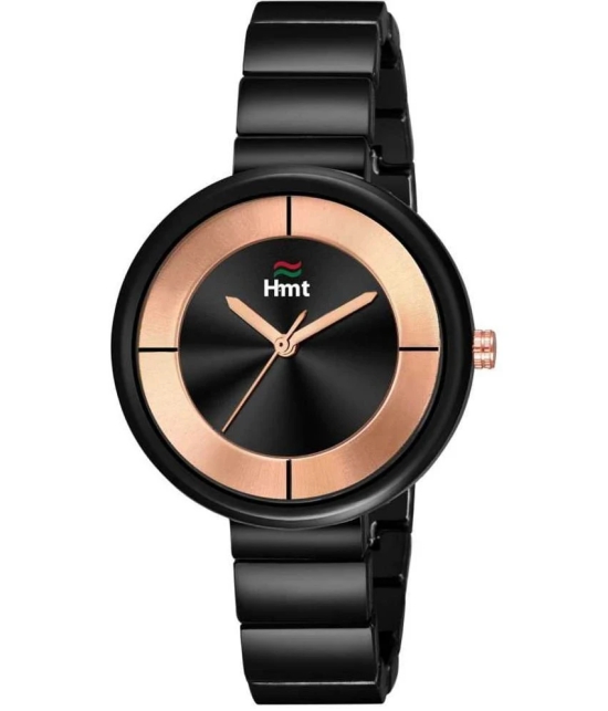 HAMT - Black Metal Analog Womens Watch