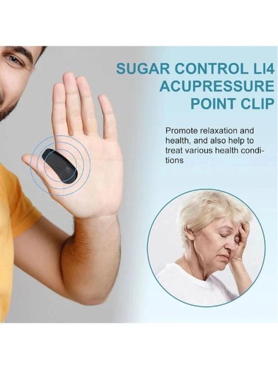 Gatih Sugar Control Acupressure Clip All Purpose Cleaner Block Clip For Headache, Tension Relief, Acupressure 1 no.s Pack of 2