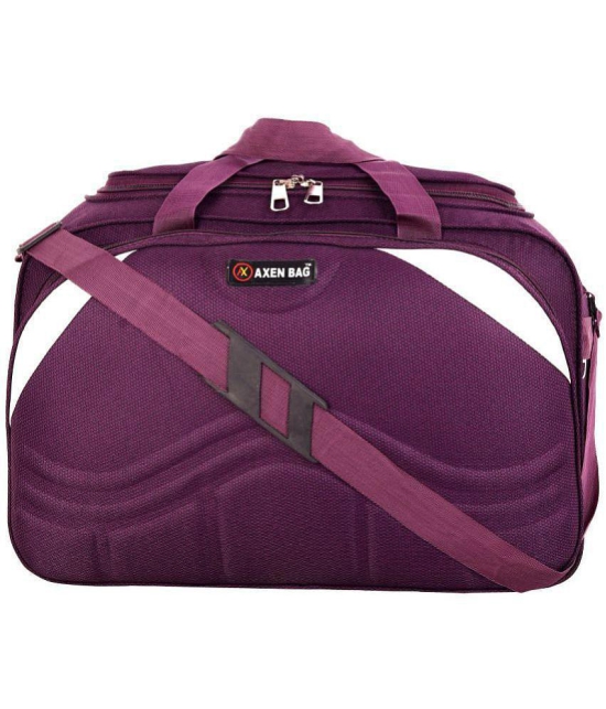 AXEN BAGS - Purple Polyester Duffle Trolley - Onesize