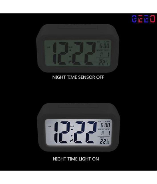 GEEO Digital Automatic Sensor Alarm Clock - Pack of 1