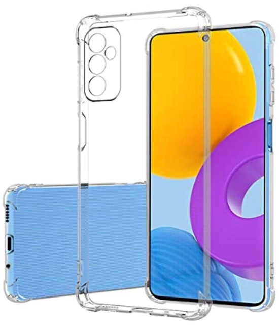 Case Vault Covers - Transparent Silicon Silicon Soft cases Compatible For Samsung Galaxy M52 5G ( Pack of 1 ) - Transparent