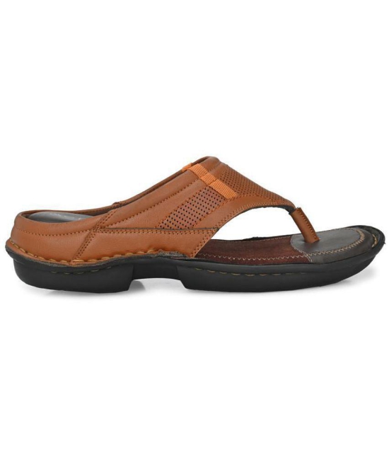 softio Tan Flip Flops - 6