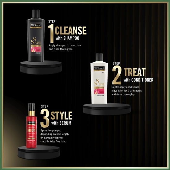 Tresemme Smooth & Shine Pro Collection Conditioner - Vitamin H & Silk Protein, Intense Moisturisation, 190 Ml