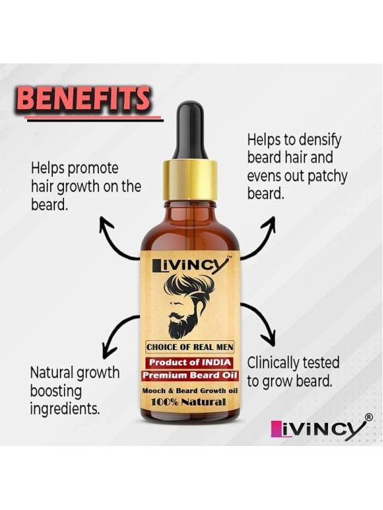 LIVINCY Jojoba Oil Growth And Softness Beard Oil 100 ml