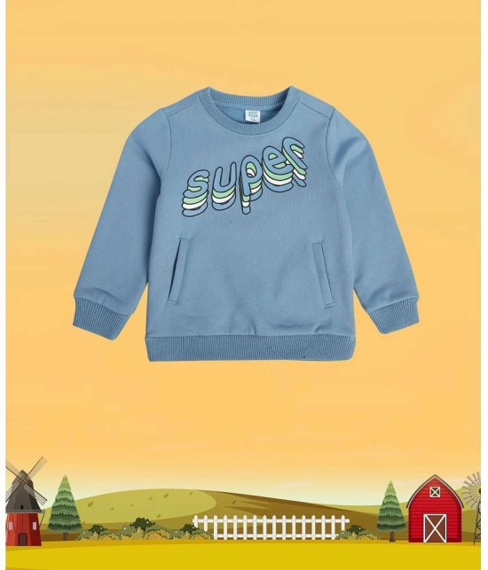 MINI KLUB Blue Cotton Boys Sweatshirt ( Pack of 1 ) - None