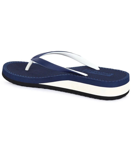 Aadi - Blue Womens Slide Flip Flop - None