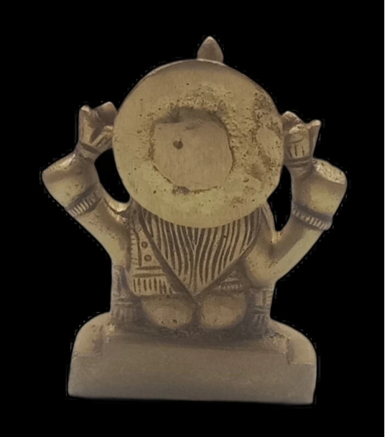 VRINDA METAL ART Brass Ganesh Idol  Idol