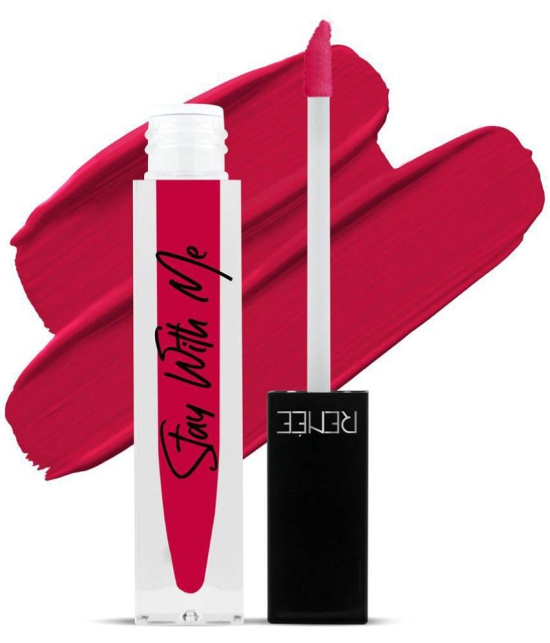 Renee Stay With Me Matte Lip Color Liquid Lipstick Hunger For Berry Red 5 mL