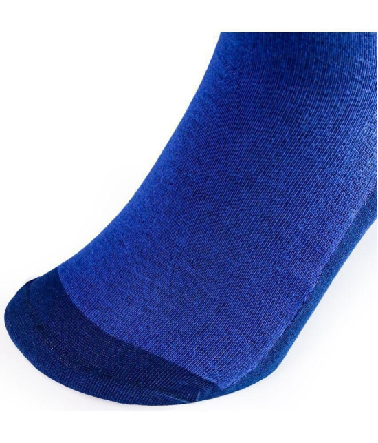 Man Arden - Navy Blue Cotton Men's Mid Length Socks ( Pack of 1 ) - Navy Blue