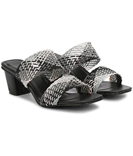 Saheb - Gray Womens Slip On Heels - None