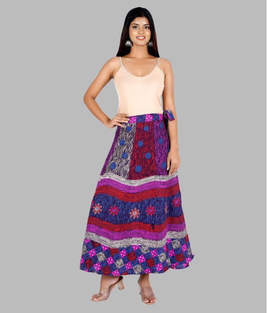 Rangun - Purple Cotton Women's A-Line Skirt ( Pack of 1 ) - None