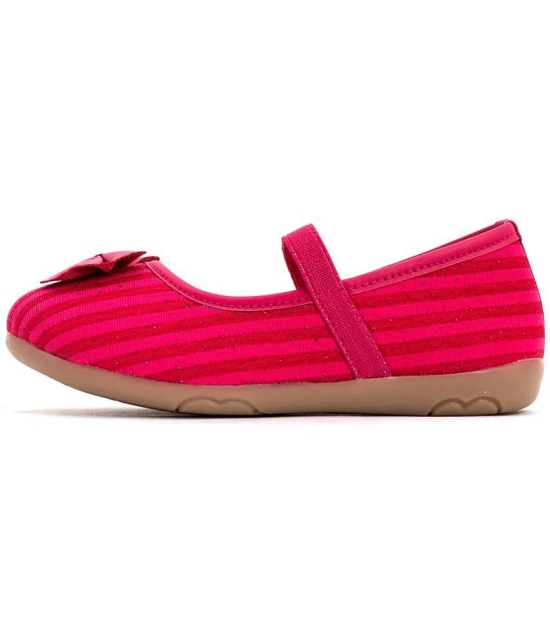 Bonito By KHADIM Synthetic Leather PVC Sole Trimming Magenta Casual Casual Shoe For Girls - None