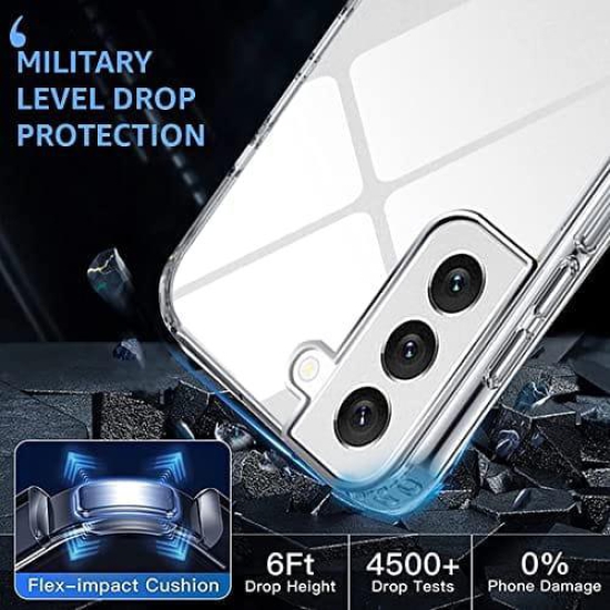 Samsung Galaxy S21 FE Back Cover Case Ultra Hybrid Clear Polycarbonarte TPU