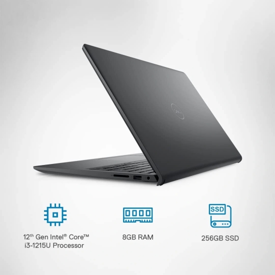 DELL INSPIRON 3520 I3-1215U LAPTOP BLACK (Color - Black, Storage - 512 GB, Ram - 8 GB) by ZALANI COLLECTION NX