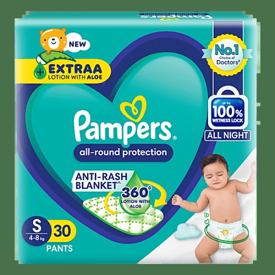 Pampers Diaper Pants - Small, 30 Pcs