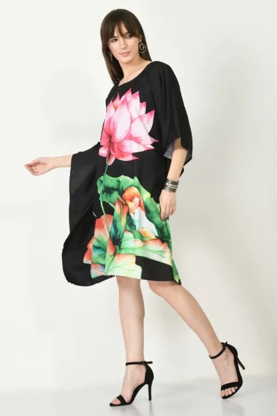 Black Short Kaftan Dress