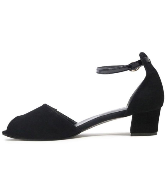 MARC LOIRE - Black Women's Peep Toes Heels - None