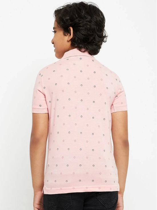 UNIBERRY - Pink Cotton Blend Boys Polo T-Shirt ( Pack of 1 ) - None