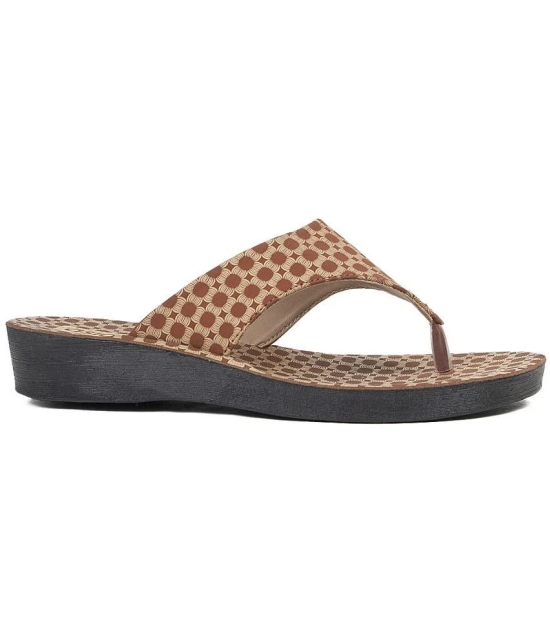 ASIAN Tan Womens Slipper - None