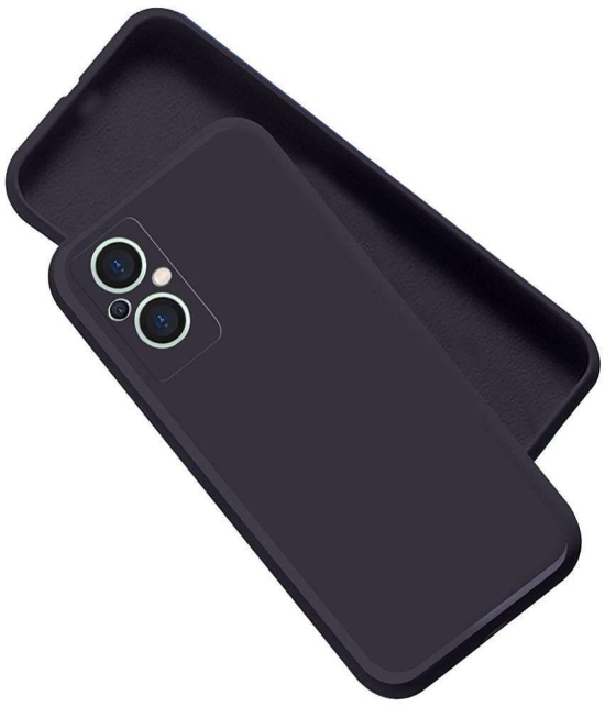 Case Vault Covers Silicon Soft cases Compatible For Silicon OPPO F21S PRO 5G ( Pack of 1 ) - Black