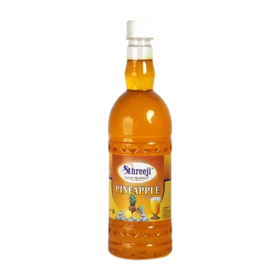 Shreeji Pineapple Syrup Mix with Water / Soda for Making Juice 750 ml