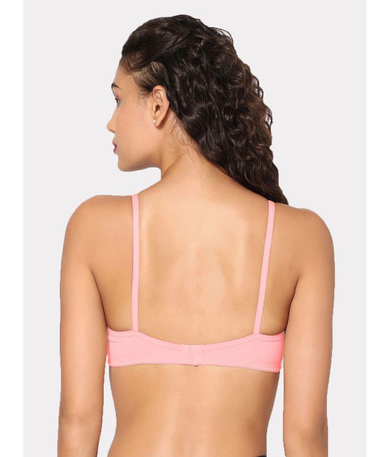 In Shape Lingerie - Pink Cotton Non Padded Women's T-Shirt Bra ( Pack of 1 ) - None