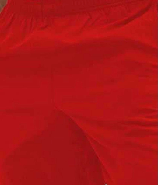 REVIEW - Red Polyester Blend Men's Shorts ( Pack of 1 ) - None