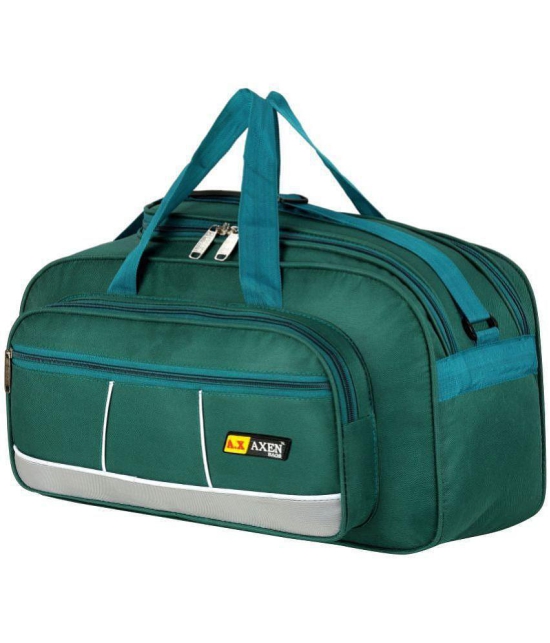 AXEN BAGS - Dark Green Polyester Duffle Bag - Onesize